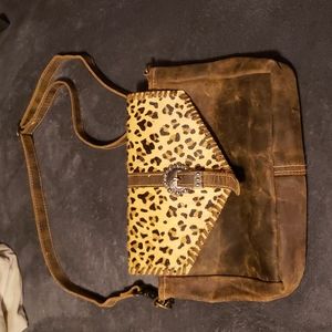 Myra Leopard Purse